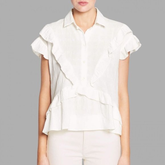 IRO White Andrija Top - Picture 1 of 2